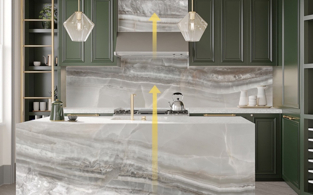 kitchen setting Inglewood bioquartz